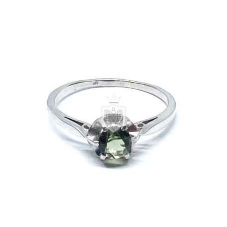 Zöld köves szoliter gyűrű