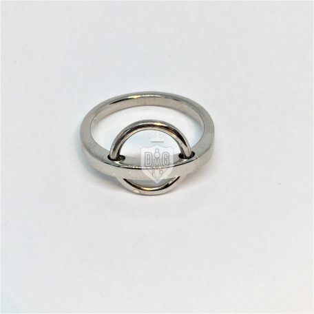 Forgatható betétes ezüst gyűrű