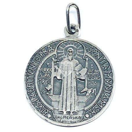 Szent Benedek ezüst medál (nagy, 47mm átmérőjű)