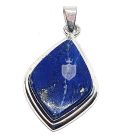 Demantoid chabochonra csiszoltt lápiszlazuli ezüst medál